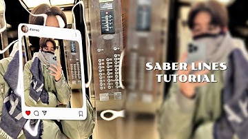 Saber Lines Tutorial | Alight Motion