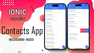 Ionic Capacitor Contacts App | Capacitor Contacts Plugin Complete Guide | Perform CRUD in Contacts