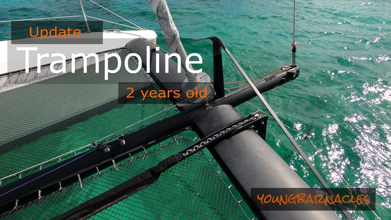 ⁣Trampoline netting after 2 years of use