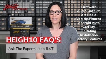 Ask The Experts: Jeep JL/JT HEIGH10 Radio Upgrade Kit Questions Answered!