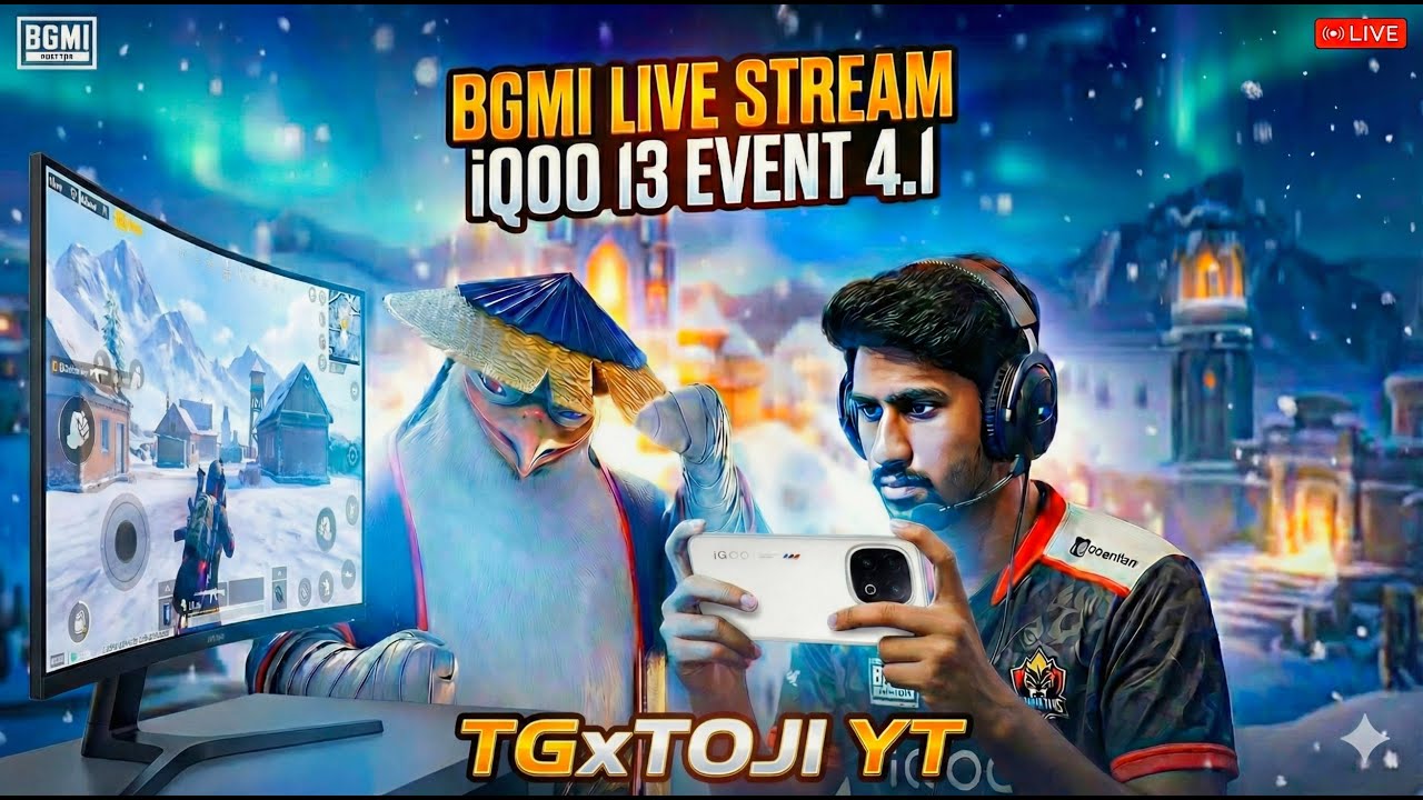 🔥 iQOO 13 120FPS 🚀 MAX Graphics | OriginOS BGMI Live Gameplay ...