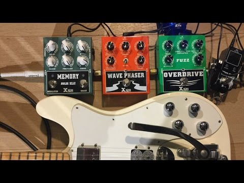 guitar-fuzz-overdrive-phaser-&-delay-pedals-demo-xvive-w1-w2-w3