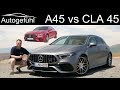 Mercedes A45 S AMG vs CLA 45 S AMG comparison FULL REVIEW - Autogefühl