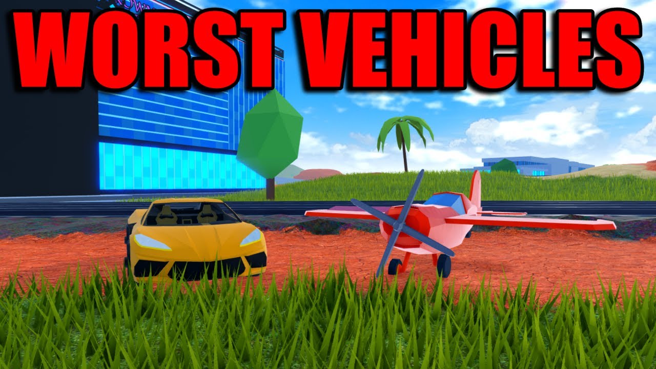 Top 5 WORST VEHICLES in Jailbreak (Roblox Jailbreak) YouTube