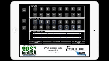VANCO EVMX HDBT Matrix Switcher Crestron Demo