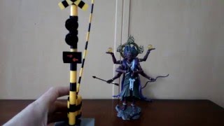 It lights up! It makes sounds! I bought a toy railroad crossing
