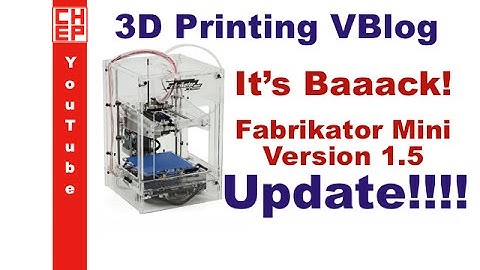 Quick Update and Helpful Tips on Fabrikator Mini V1.5