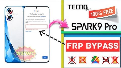 Tecno Spark 9 Pro FRP Bypass🔥Android 12  | Tecno Spark 9 Pro (KH7N) Google Account Unlock Now Update