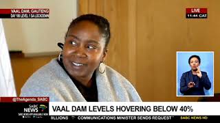 Vaal dam levels hovering below 40%