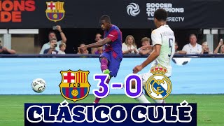 EL BARCELONA TUMBA AL REAL MADRID, EXCELENTES DE JONG Y DEMBELÉ. FERMIN DECISIVO. LO DE VINICIUS