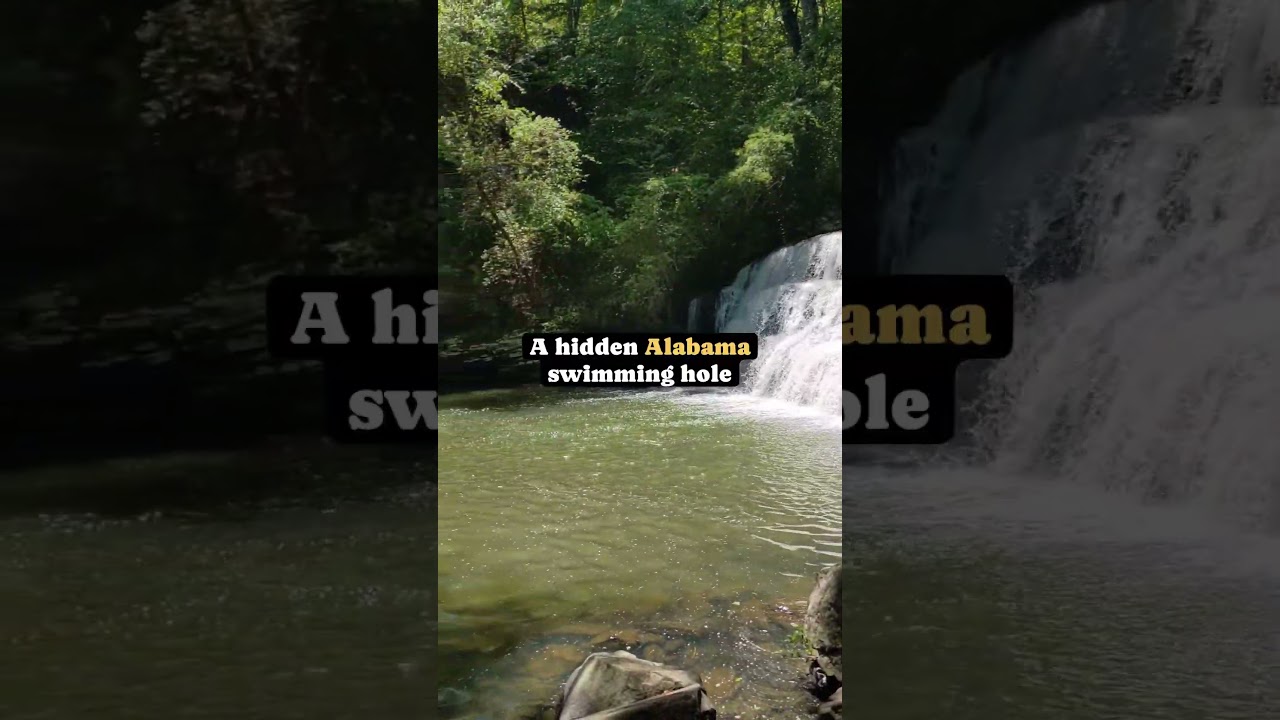 The beautiful Mardis Mill Falls in North Alabama 