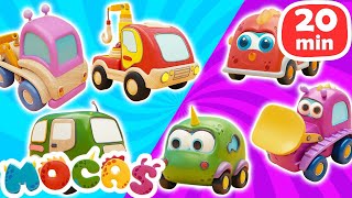 Oyuncak arabalar MOCAS - Çizgi film izle! Canavar arabalar ile ÖZEL bölümler!
