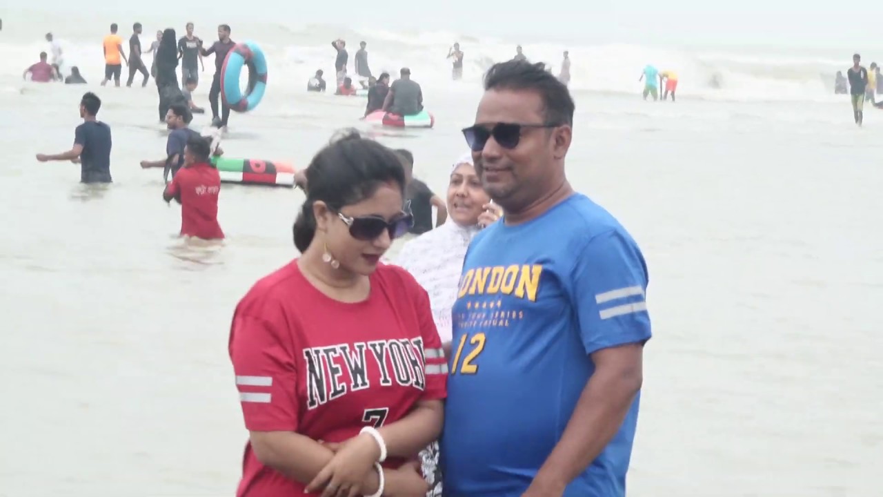 Cox's Bazar Sea Beach Safe sea Bathing । part -01. - YouTube
