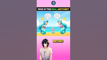 Who is the real mother?🤔 #riddlechallenge #riddleoftheday #logicpuzzles #logicriddles #hardriddles