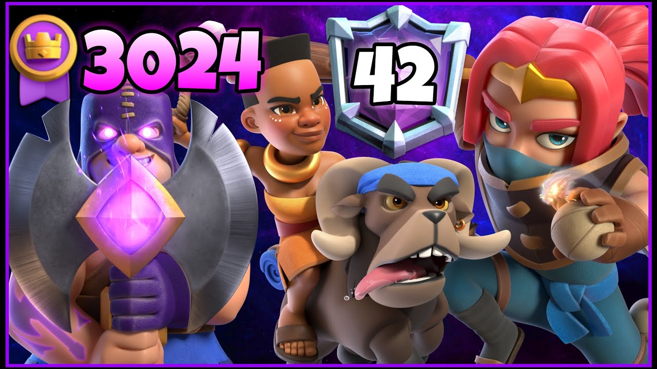 3024🥇 with Boss Bandit Bridge Spam Deck.!