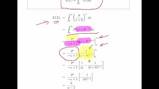 Reliability Analysis: Survival Functions - Deriving the Pareto Mean