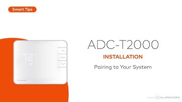 Pair the T2000 Smart Thermostat with your System