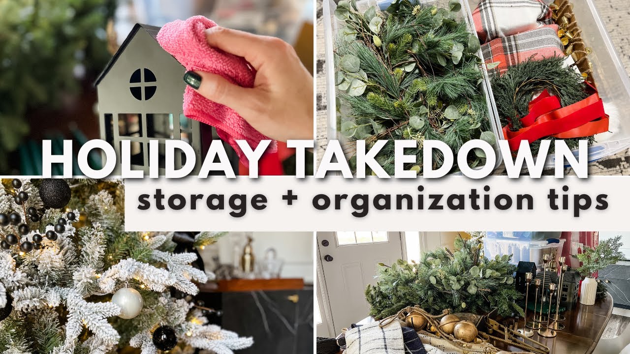 Christmas Storage & Organization Ideas