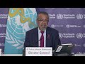LIVE: Media briefing on global health issues