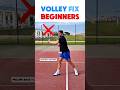 #1 Forehand Volley Drill (Fix This) #tennis #tennisforehand #forehand #tennisshorts