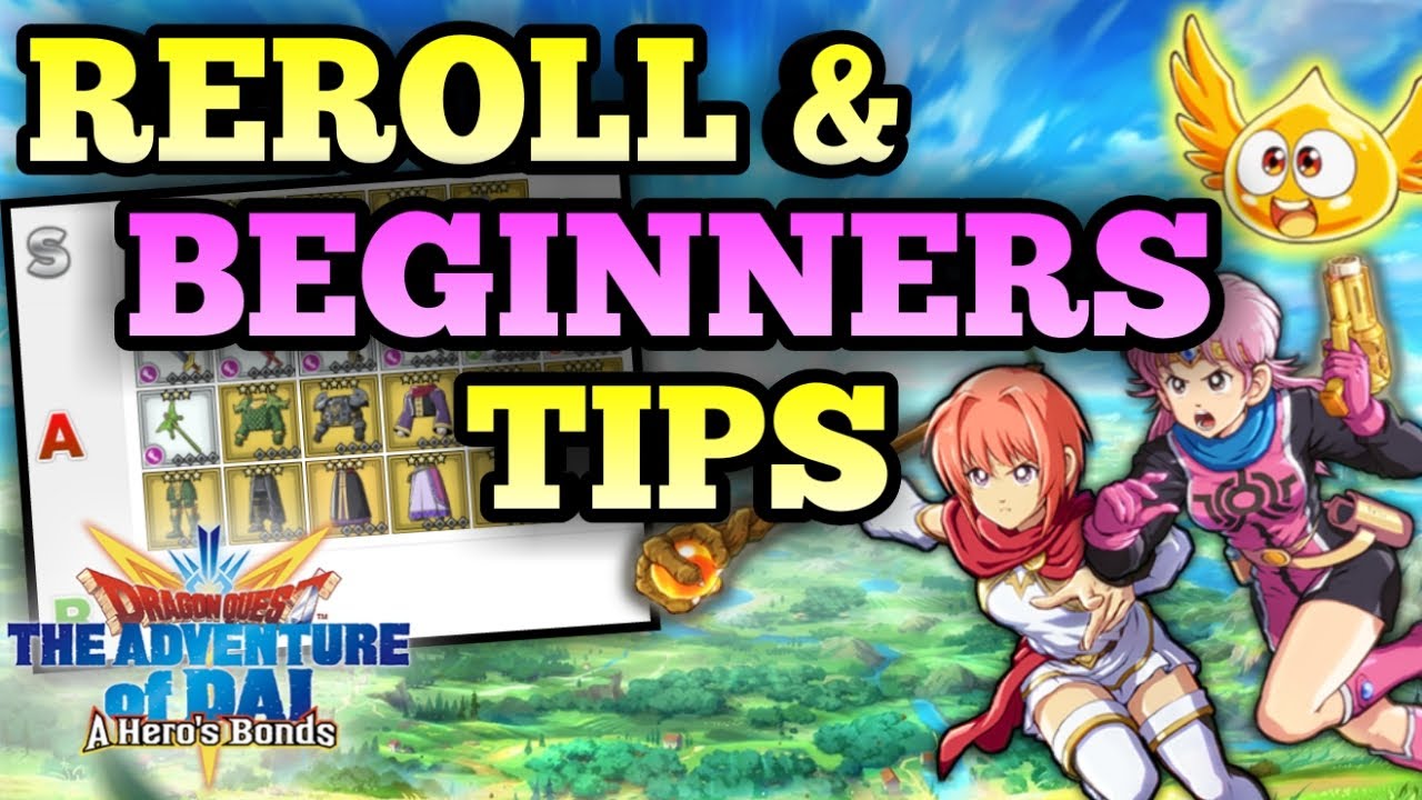 Dragon Quest Adventure of Dai - Reroll Tips, Beginner Tips, & First Impressions, Active RPG Runner