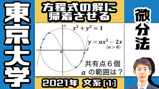 【2021最新】東大入試問題 文系[1]【微分法】