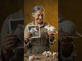 Elderly woman carves white mouse #anime #craft #creative
