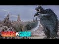 Gamera vs guiron clip  showdown