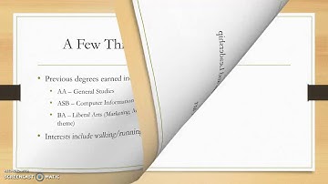 MIT 822 VB Personal Introduction Video