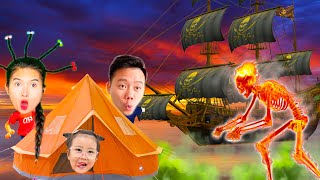 Changcady cắm trại trên tàu cướp biển, chuyến picnic đầy bất ổn
