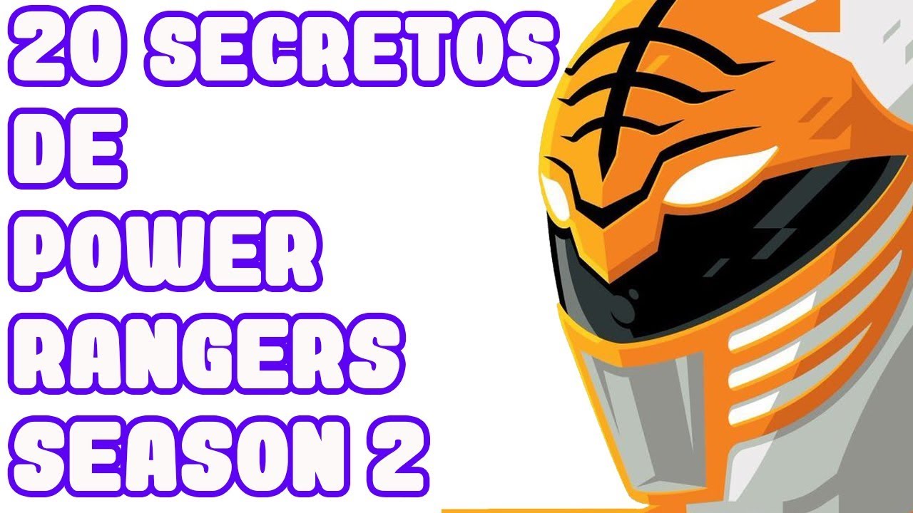20 cosas que NO sabías de POWER RANGERS season 2