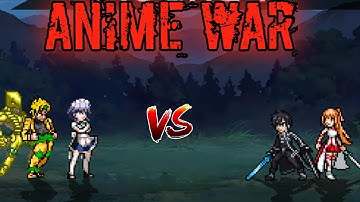 Dio K1 V2 & Sakuya V2 VS Kirito 3 Forms V2 & Asuna in Jump Force Mugen.