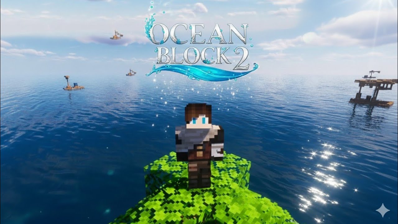 Ocean Block Panel ️Я НА ДЕРЕВЕ? КАК? Ocean Block 2 ⬅️ Выпуск №1 - YouTube