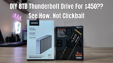 I Built an 8TB Thunderbolt Drive for Half the Price — Here’s How