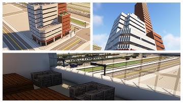 CONSTRUYENDO una CIUDAD en MINECRAFT: EDIFICIO de OFICINAS 🏢 | Progress Tower