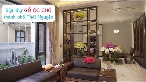 Nội thất gỗ óc chó - Biệt thự thành phố Thái Nguyên