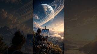 🌙 What if Earth had rings like Saturn?