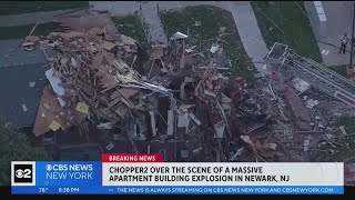 Crews on scene of possible explosion at Newark apartment building