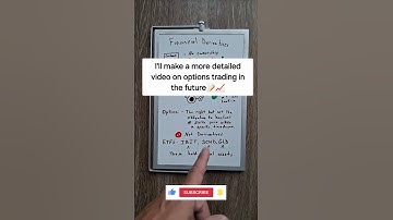 Financial Derivatives Explained 📝
