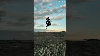 if the suspension survives, it counts… right? 😅 #ebike #jump #sunset #ridewithus