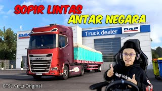 Ketika Mbah Purnomo Gabut, Nyopir Truk Antar Lintas Negara di tengah malam ‼️