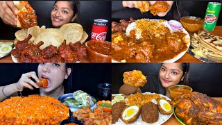 ASMR/MUKBANG EATING INDIAN FOOD