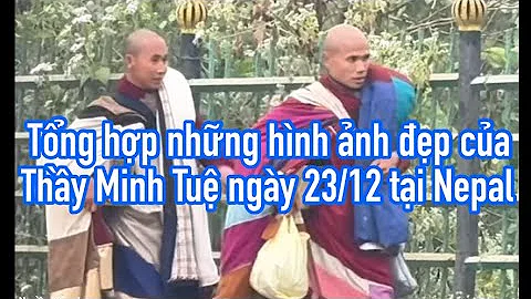 23/12 Tổng hợp những hình anh rất đẹp của thầy Minh tuệ và 1 sư phụ đi cùng trên đường về nơi an trú
