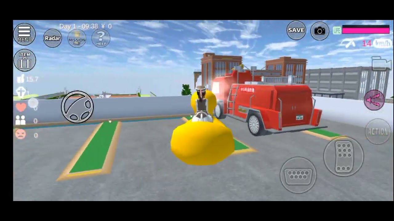 Waw dekorasi tempat mobil sakura