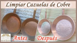 4 formas de Limpiar Cazuelas de Cobre | Como Limpiar Cazos de Cobre con Ingredientes Caseros