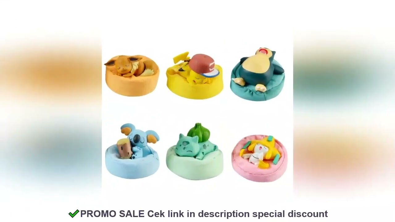 Pokemon Anime Pikachu Eevee Poket Gift Pokemon Starry Dream Series Action Figures Bulbasaur Snorlax