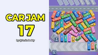 Car Jam Level 17 Solution and Walkthrough