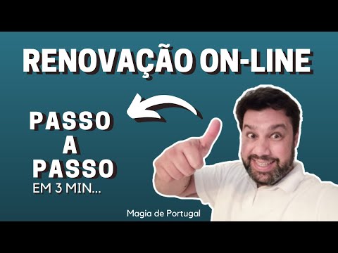 SEF - RENOVAÇÃO DA AUTORIZAÇÃO DE RESIDÊNCIA ONLINE - PASSO A PASSO EM 3 MIN...