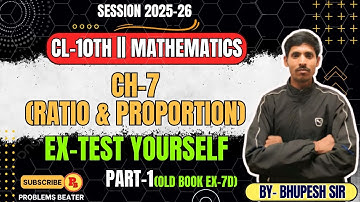 icse |class-10th|maths| ch-7 | Ratio & Proportion | ex-7(D) selina book | part-1@ProblemsBeater