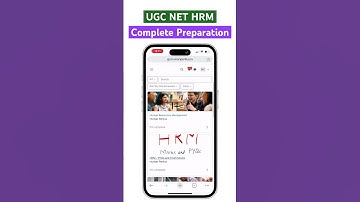 Complete preparation for UGC NET HRM with Human Peritus. #ugcnet #ugcnetexam